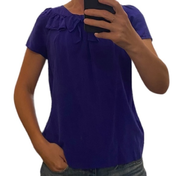 J. Crew 100% silk blouse. - Picture 1 of 8